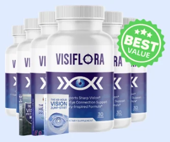 VisiFlora six-bottle package at $49 a bottle with three free guides